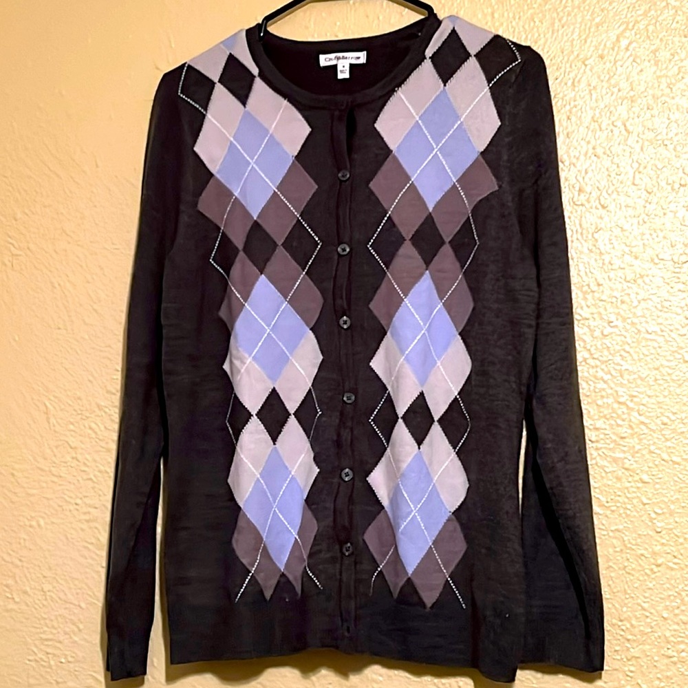Argyle ButtonSweater M
